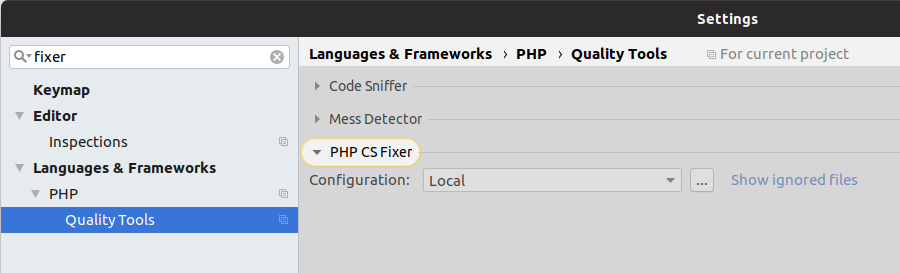 PHPstorm enable php-cs-fixer